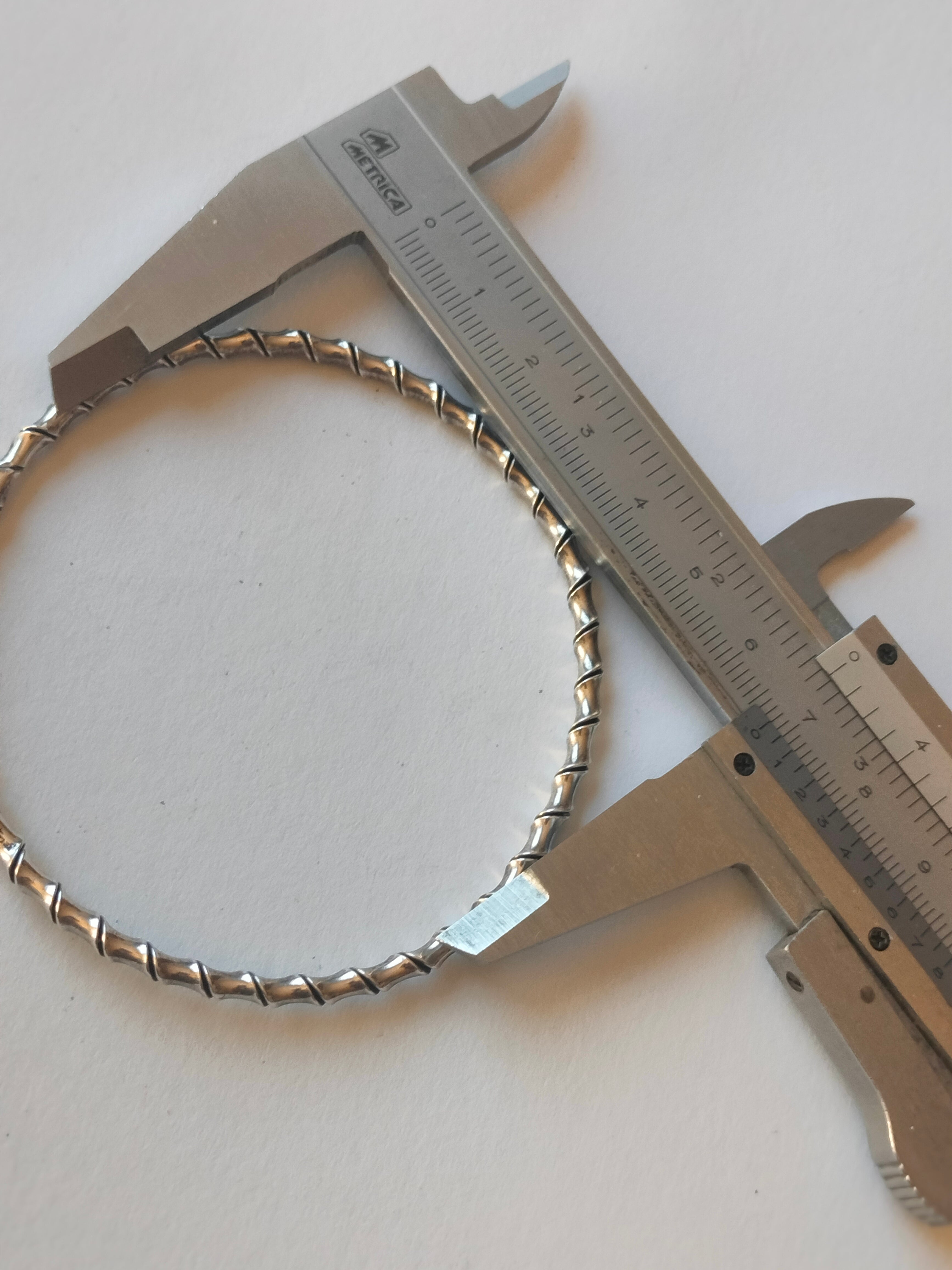 Vintage silver bangle, 813 silver, Finland hallmarks