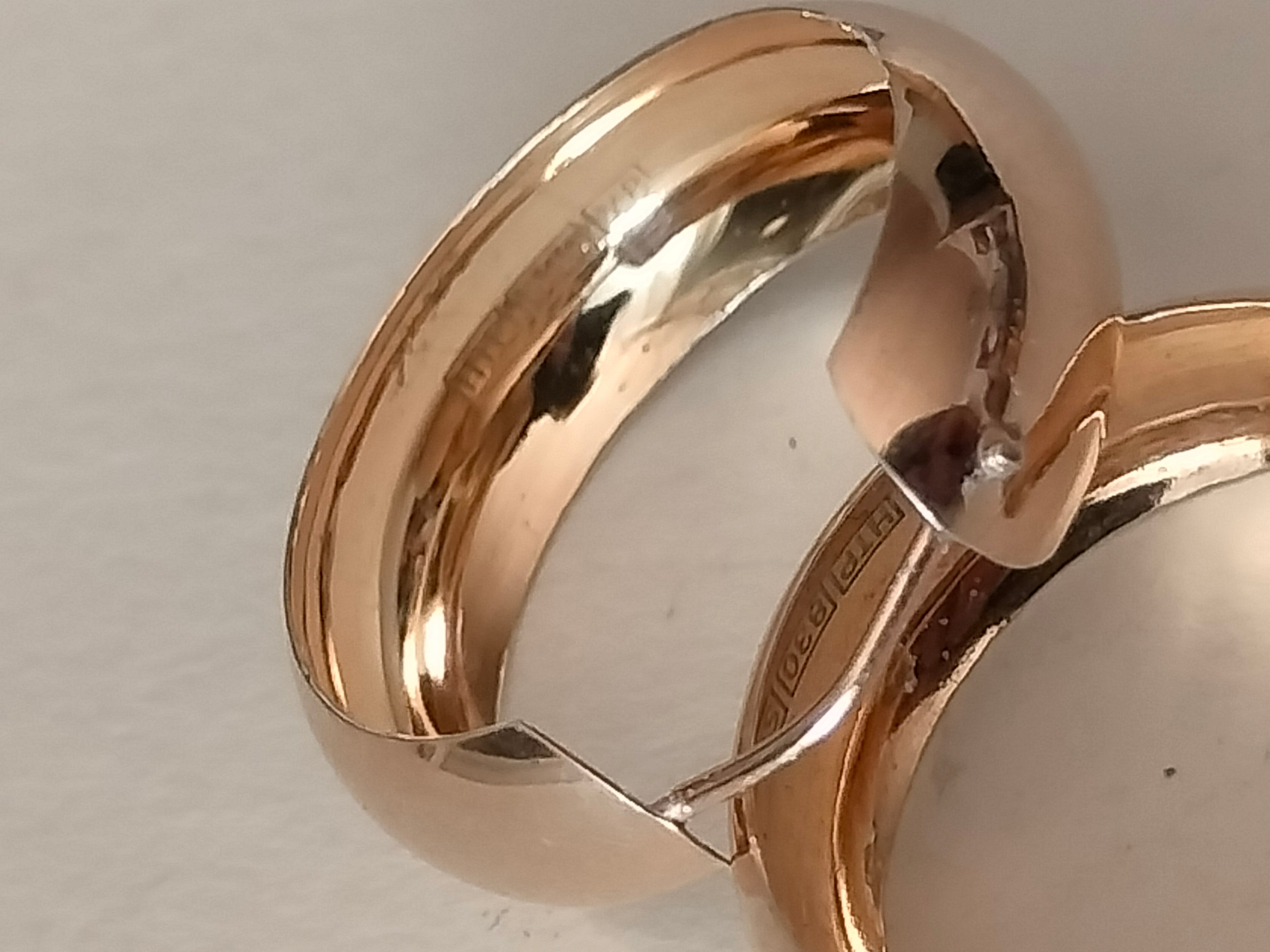 Gold plated earrings, 2cm, 830 silver, vintage