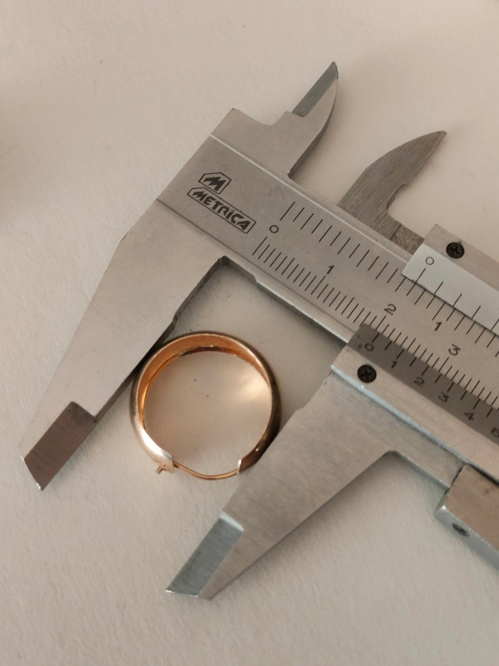 Gold plated earrings, 2cm, 830 silver, vintage