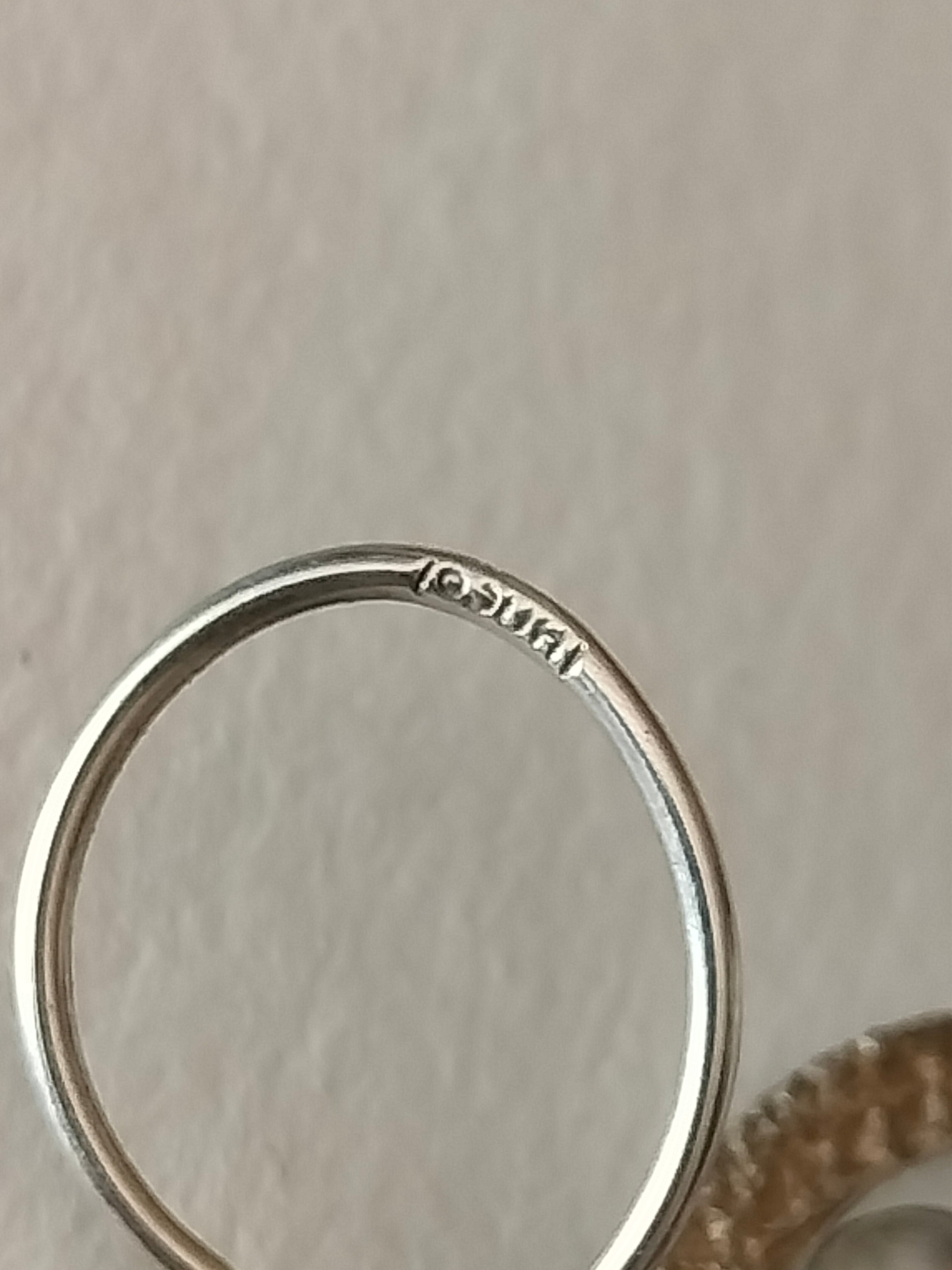 Heart dangle earrings , 830 silver, nice looking